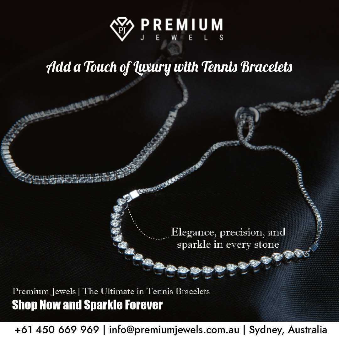  Shop Elegant Men's Tennis Bracelets and More at Premium Jewels