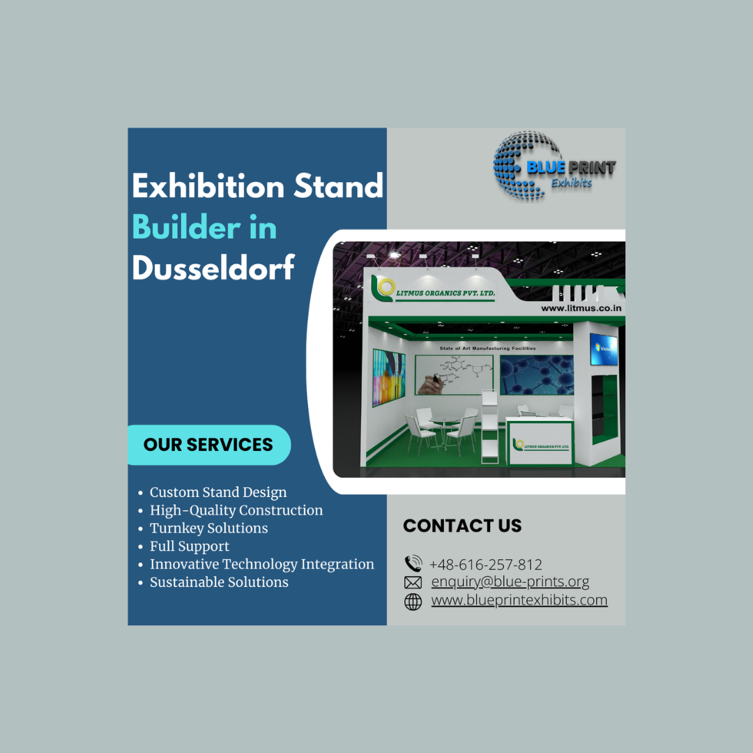  Exhibition Stand Builder in Dusseldorf / Blueprint Exhibits