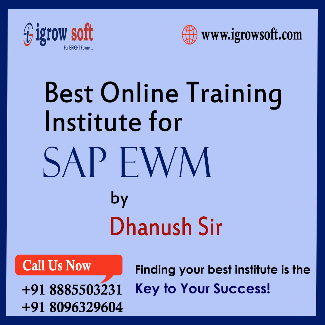  SAP EWM Training in Hyderabad | EWM Online Training | Igrowsoft