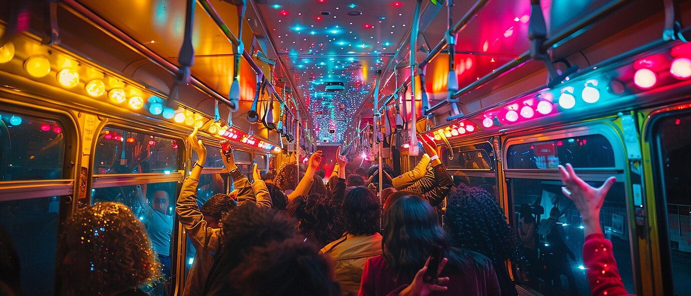  Bus Rentals for Parties in SFO Bay Area