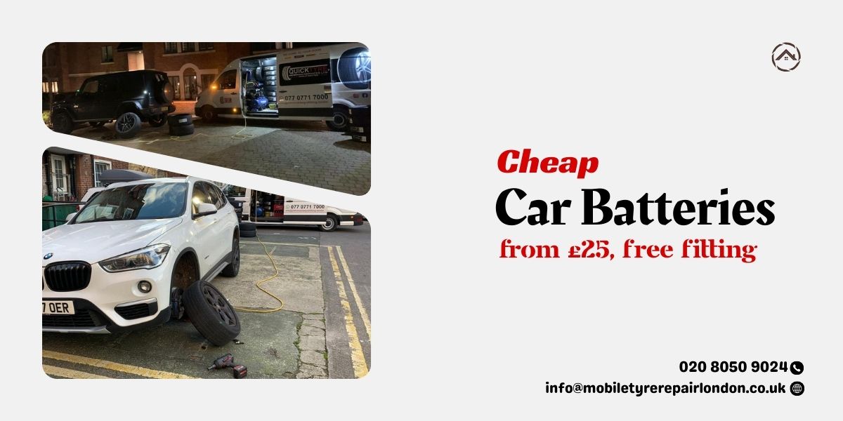  Cheap Car Batteries from £25, Free Fitting