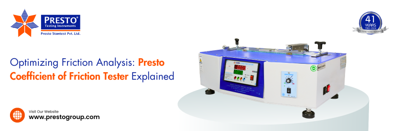  How Does a Coefficient of Friction Tester Improve Material Performance?