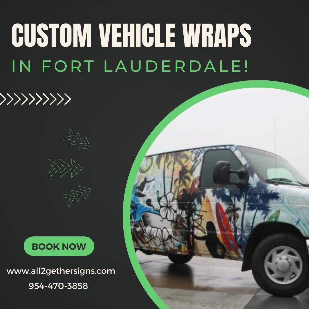  Transform Your Ride with Custom Vehicle Wraps in Fort Lauderdale!