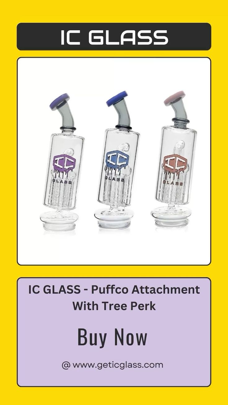  "Elevate Your Experience with the IC Glass Puffco Attachment – Up To 50% Off This Black Friday!"