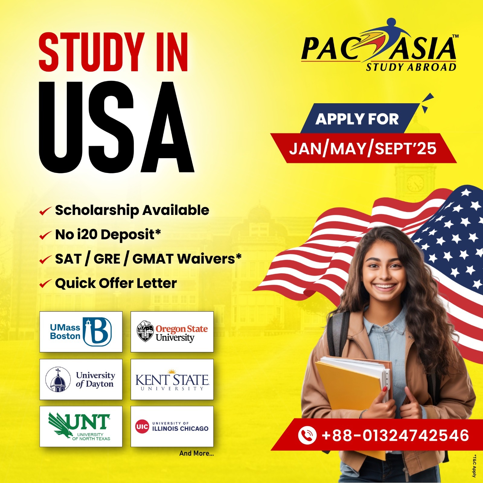  Study Visa Consultants for Study in USA: PACAsia