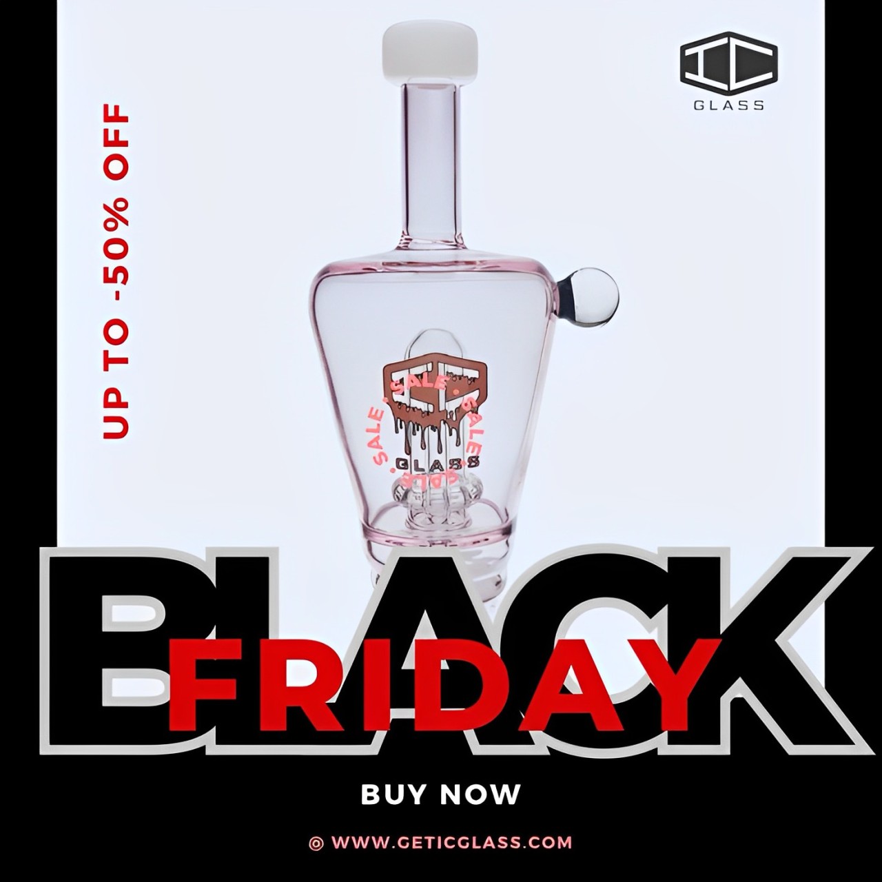  IC Glass Puffco Attachment – Black Friday Sale!