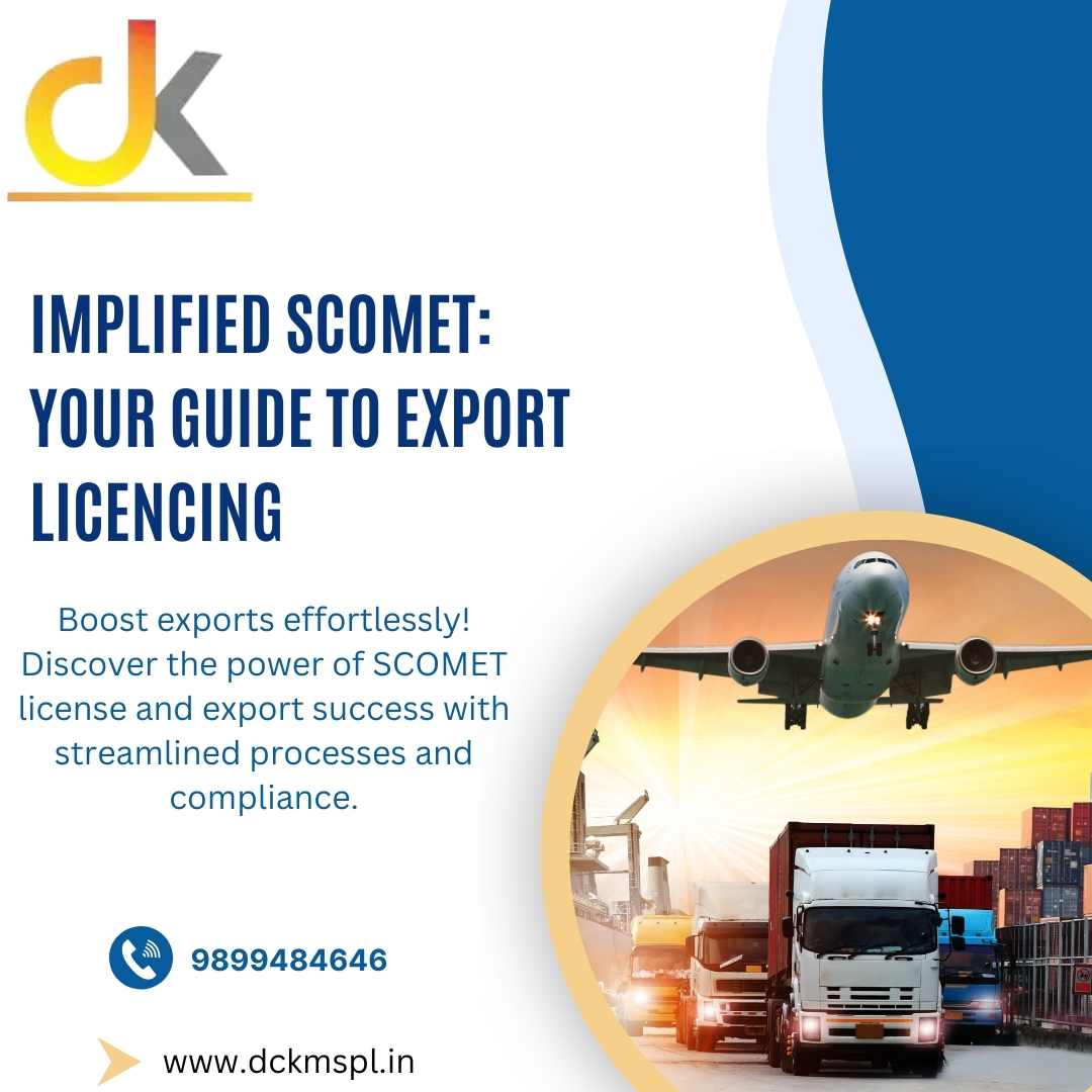  streamline global trade through DCK Management's expertise in SCOMET Licenses and  registration