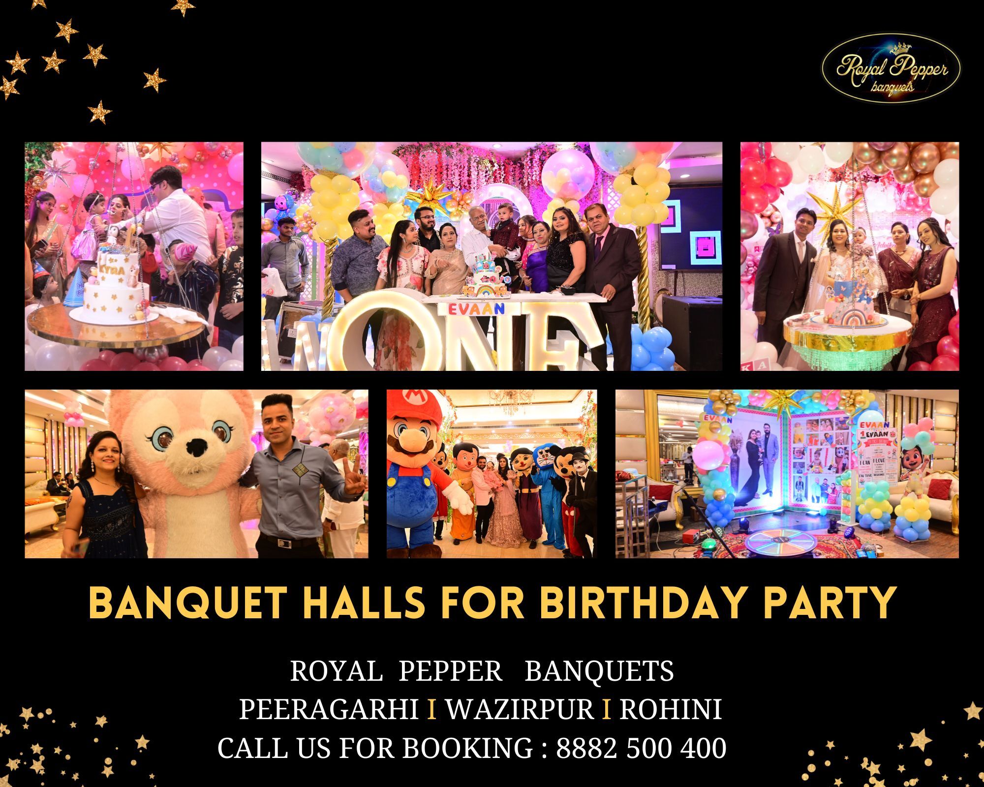  Banquet Halls For Birthday Party I Royal Pepper Banquet