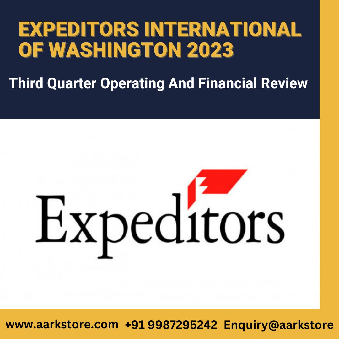  Expeditors International Of Washington 2023 Third Quarter Operating And Financial Review