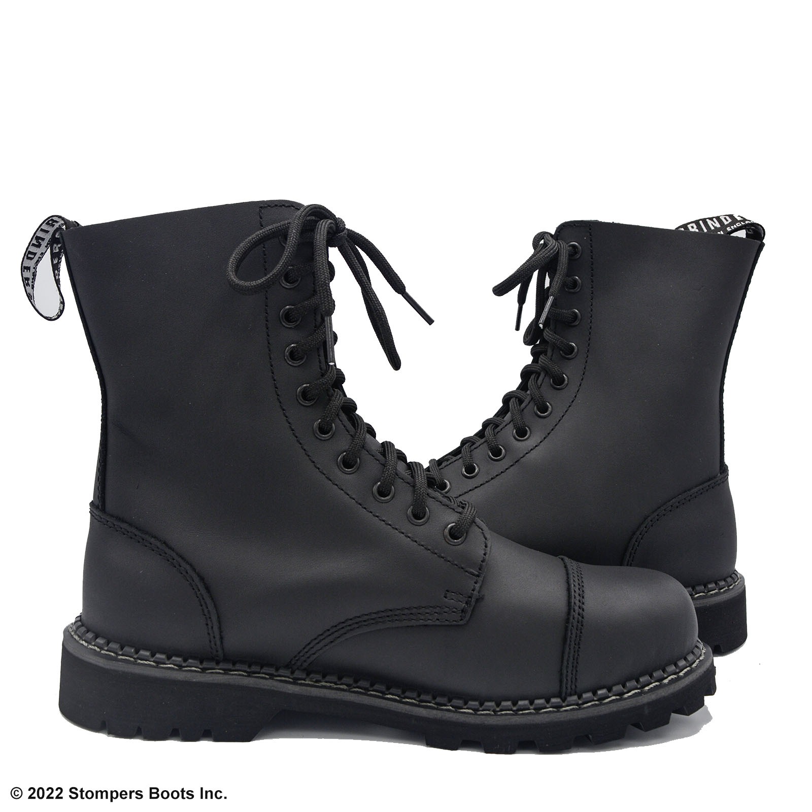  Shop Grinders Hunter Black Steel Toe at Stompers Boots