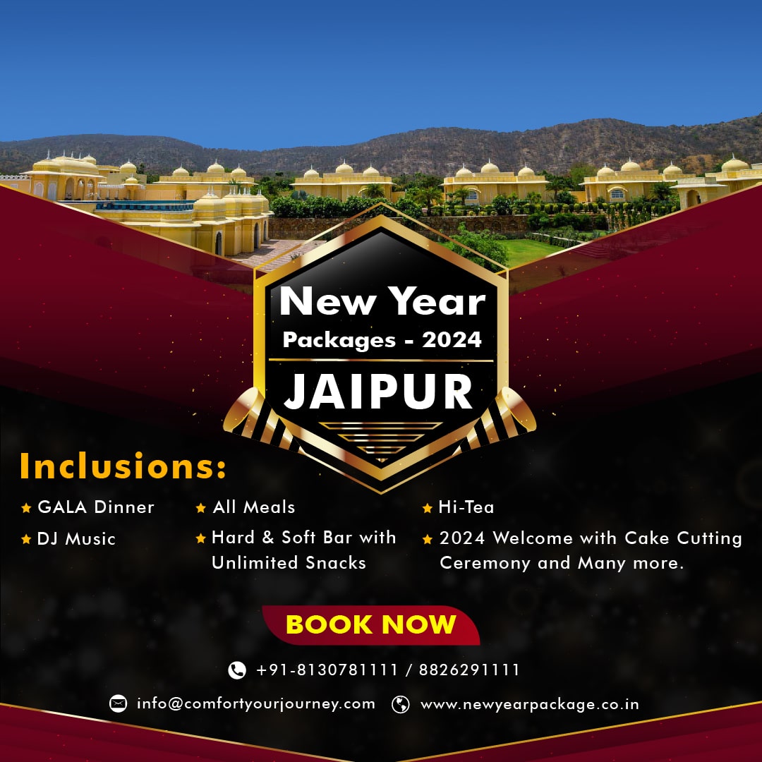 Get the Best New Year Celebration in Jaipur at Gold Palace | Call CYJ