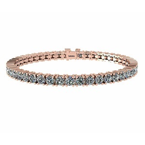  Dazzle in Elegance: Silver Pure Brilliance CZ Tennis Bracelet