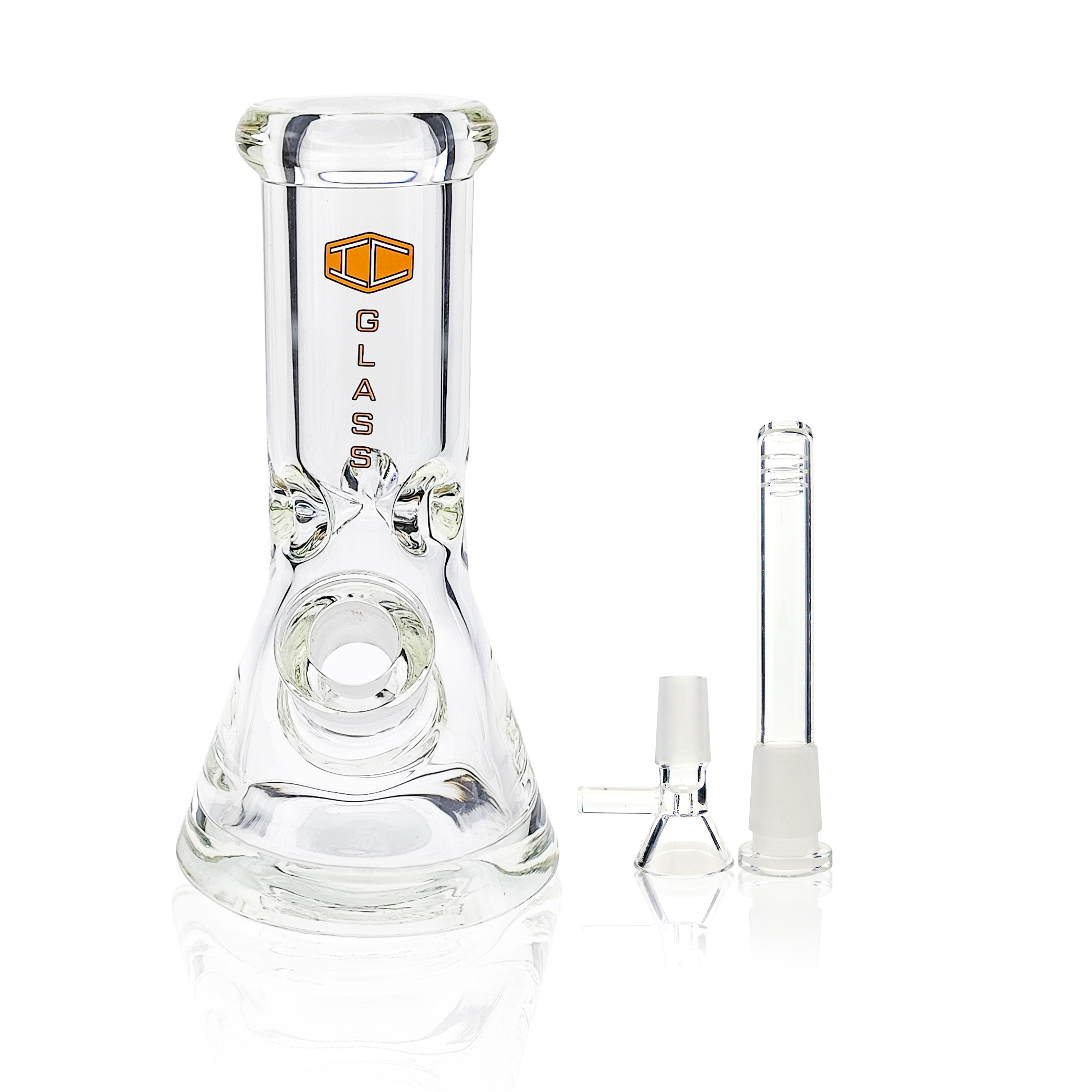  Stability Meets Durability with the IC GLASS 9mm Thick 8" Beaker - Heavy Base!