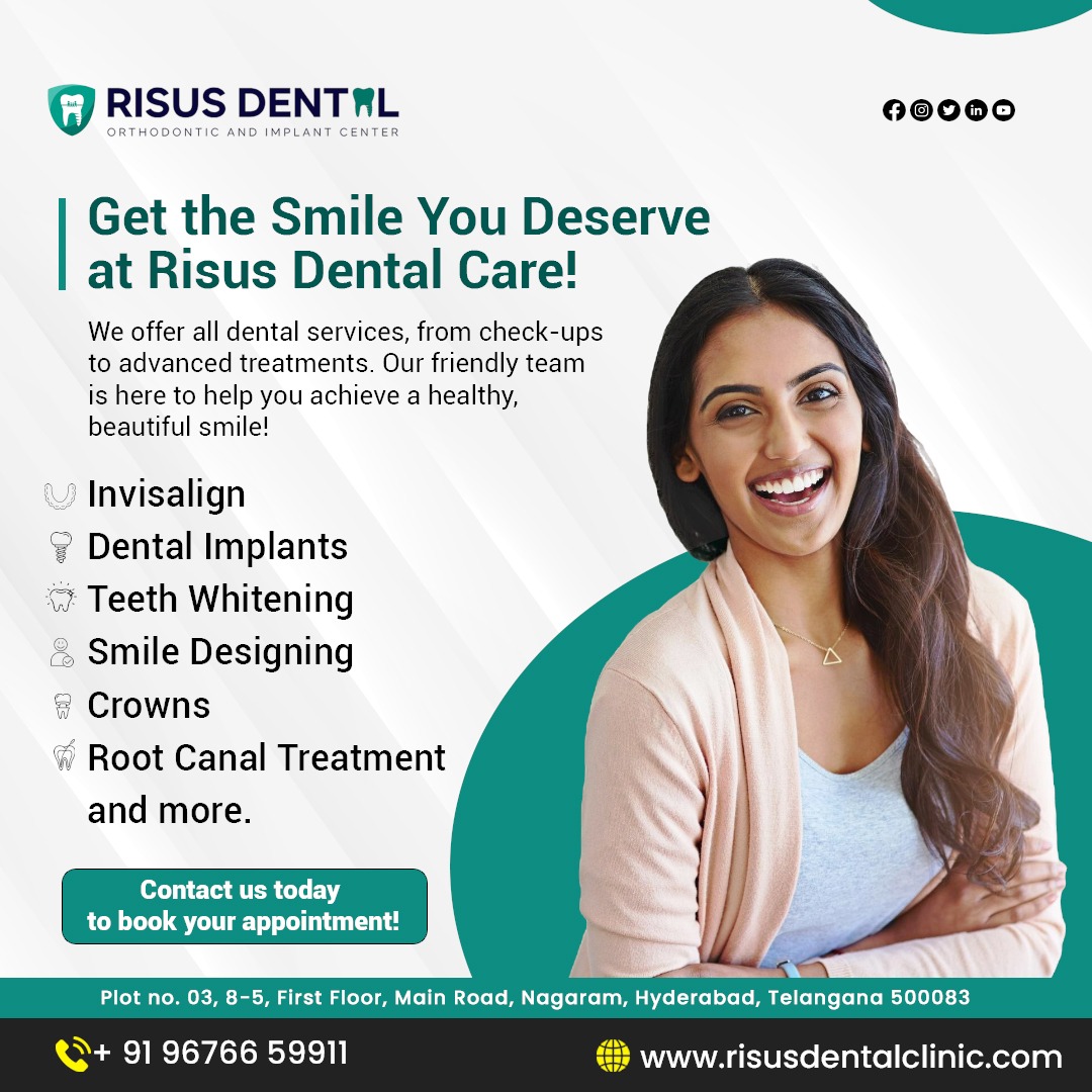  Get the Perfect Smile with Risus Dental Care in Hyderabad