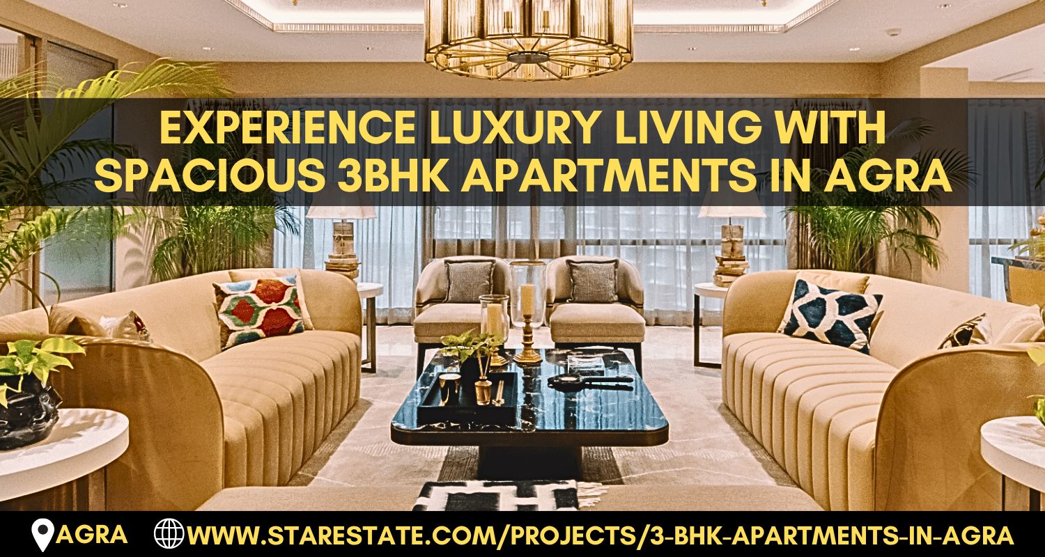  Spacious Living Awaits - Premium 3BHK Apartments in Agra!