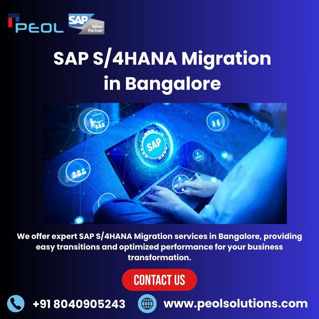  SAP S/4HANA Migration in Bangalore | SAP Partner in India