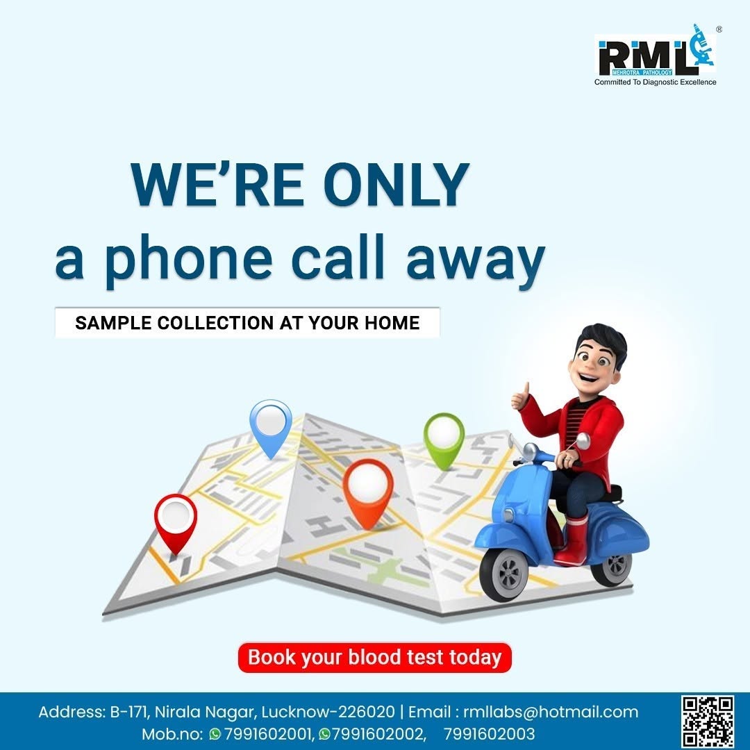  Book home collection at RML pathology