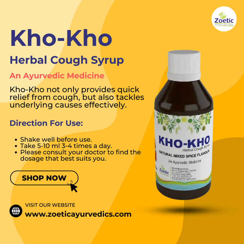  Relieve Cough Naturally – Try Kho Kho Ayurvedic Syrup Today!