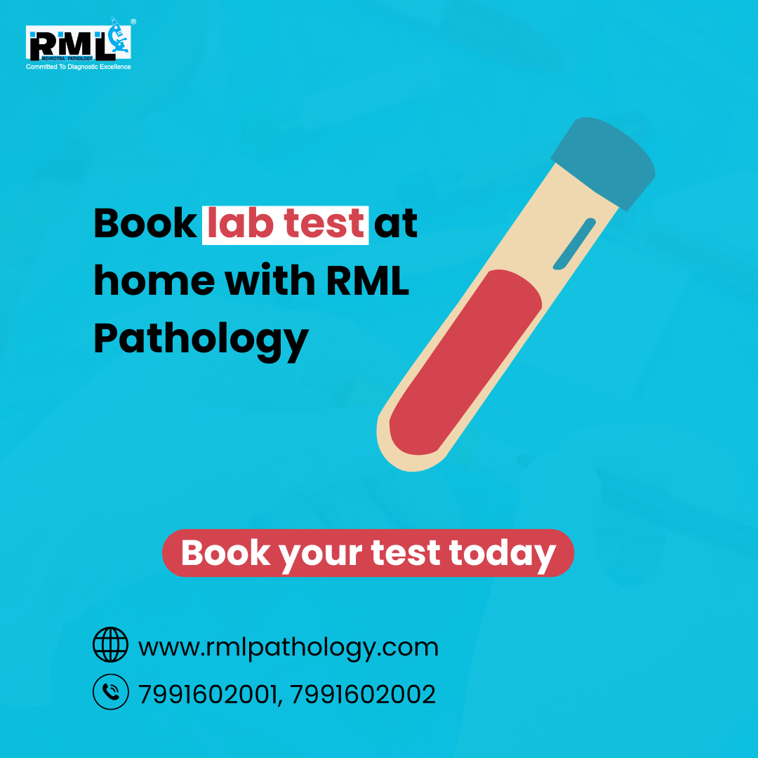  Book lab test at home with RML Pathology