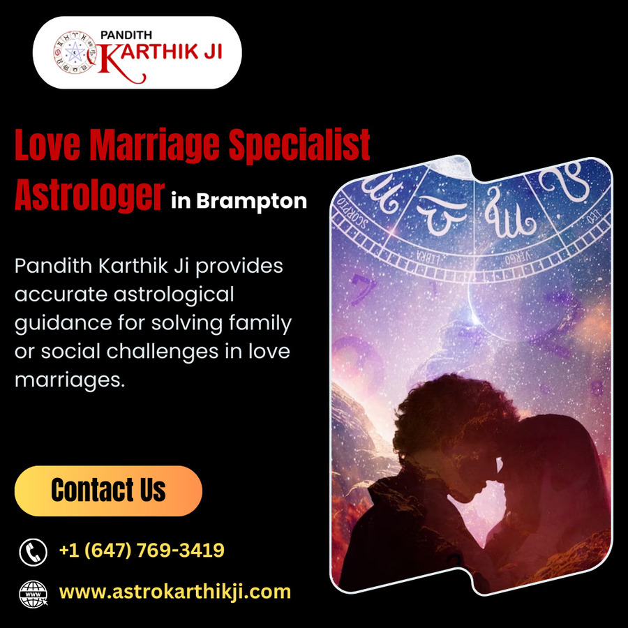  Love Marriage Specialist Astrologer in Brampton | Canada