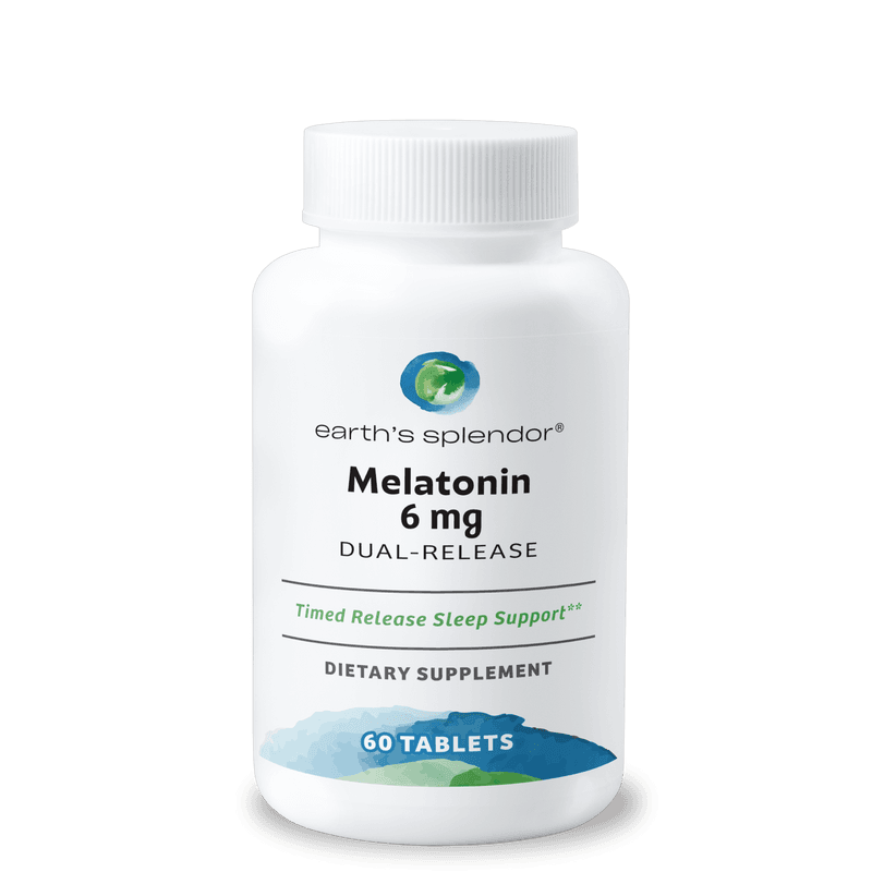  Top Sleep Aid: 6 mg Melatonin Tablets Dual-Release for Better Sleep