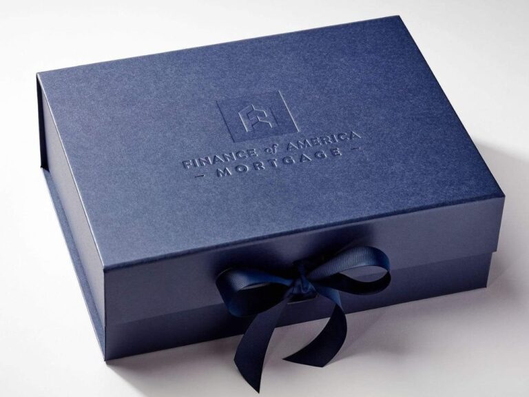  Signature Navy Blue Luxury Rigid Gift Boxes