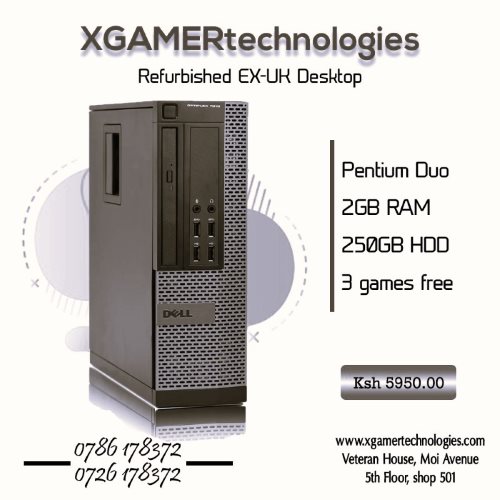  Refurbished Dell SFF desktop with 3 free games