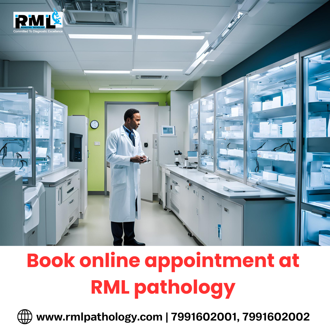  Book online appointment at RML pathology