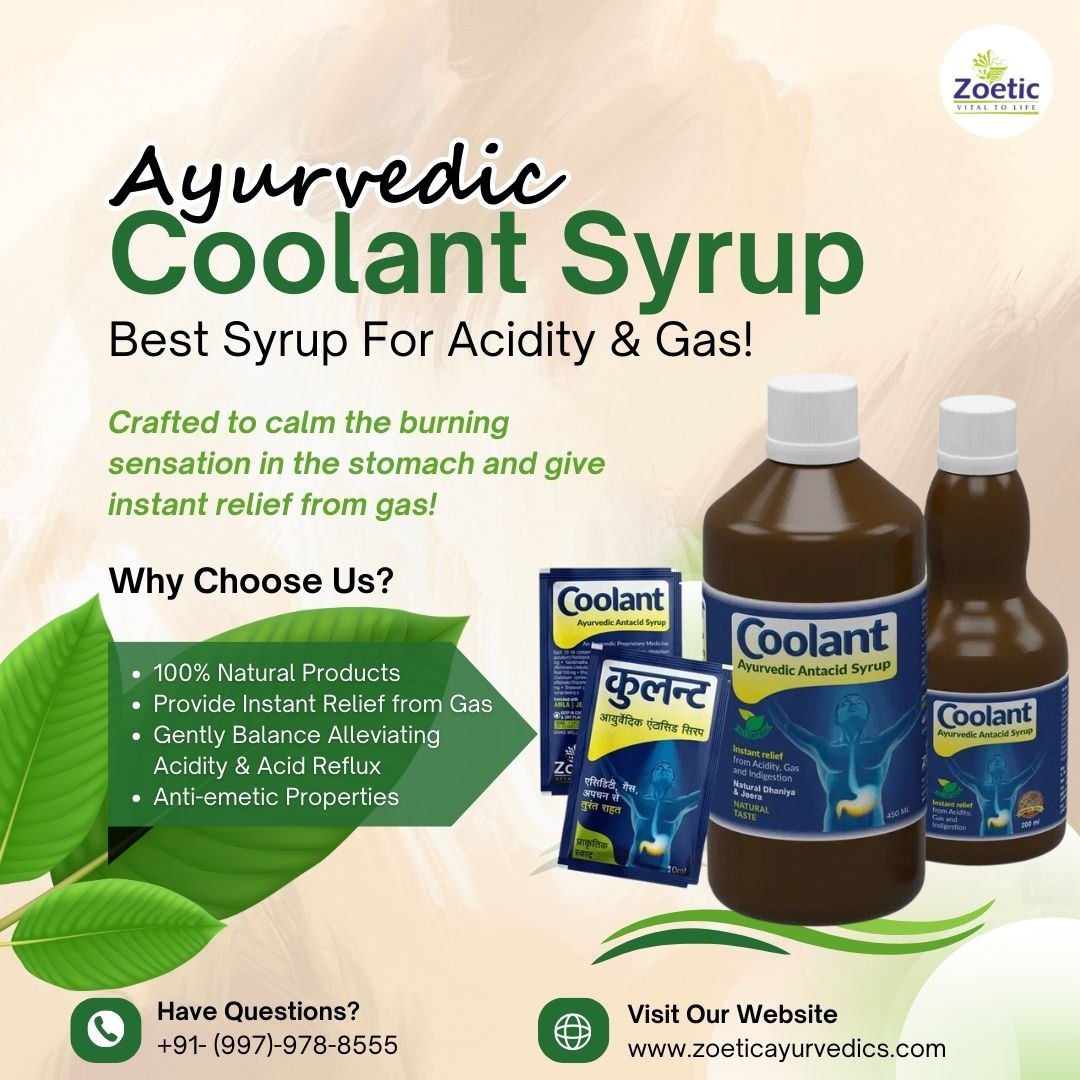  Coolant Syrup: Ayurvedic Acidity Syrup For Instant Relief